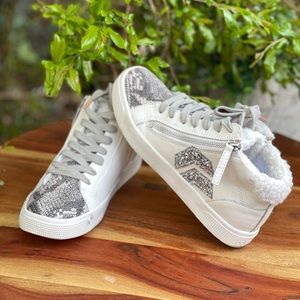 Dolce Vitasonya Plush Hidden Wedge Sneakers - image 1